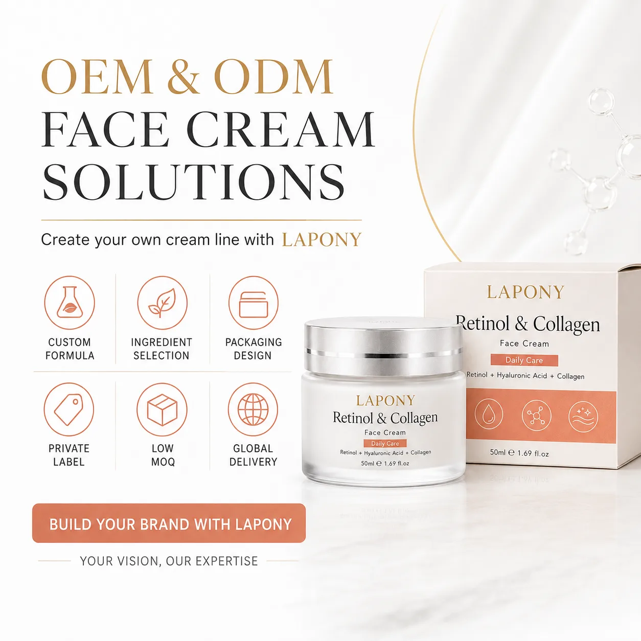 Private Label Retinol Collagen Face Cream image 5