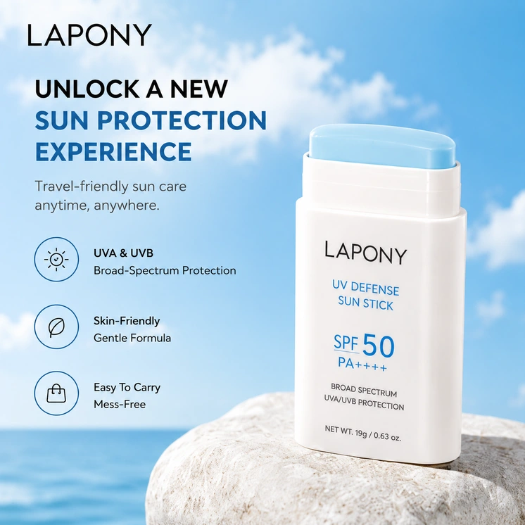 Private Label SPF50 PA++++ UV Defense Sun Stick image 2