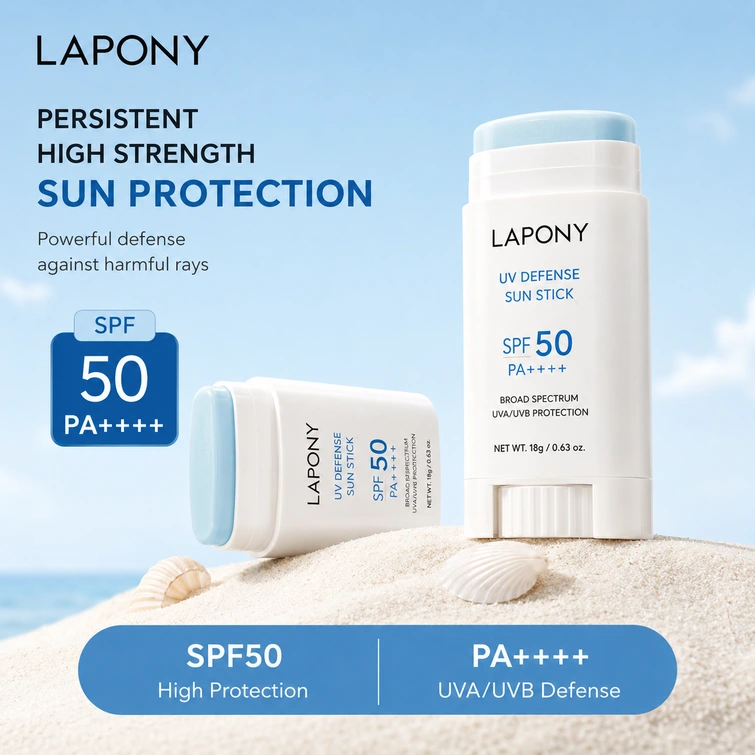 Private Label SPF50 PA++++ UV Defense Sun Stick image 3