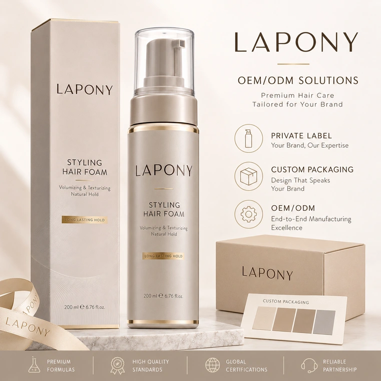 Private Label Volumizing Styling Hair Foam image 7