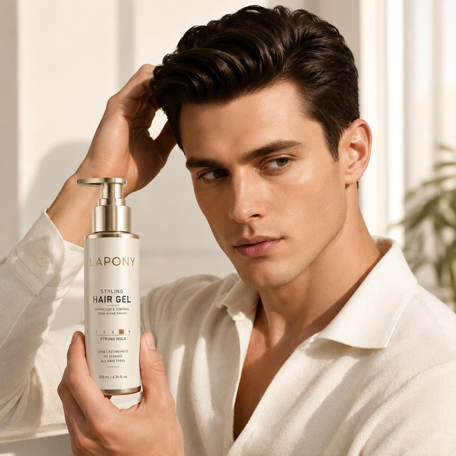 Private Label Strong Hold Styling Hair Gel image 4