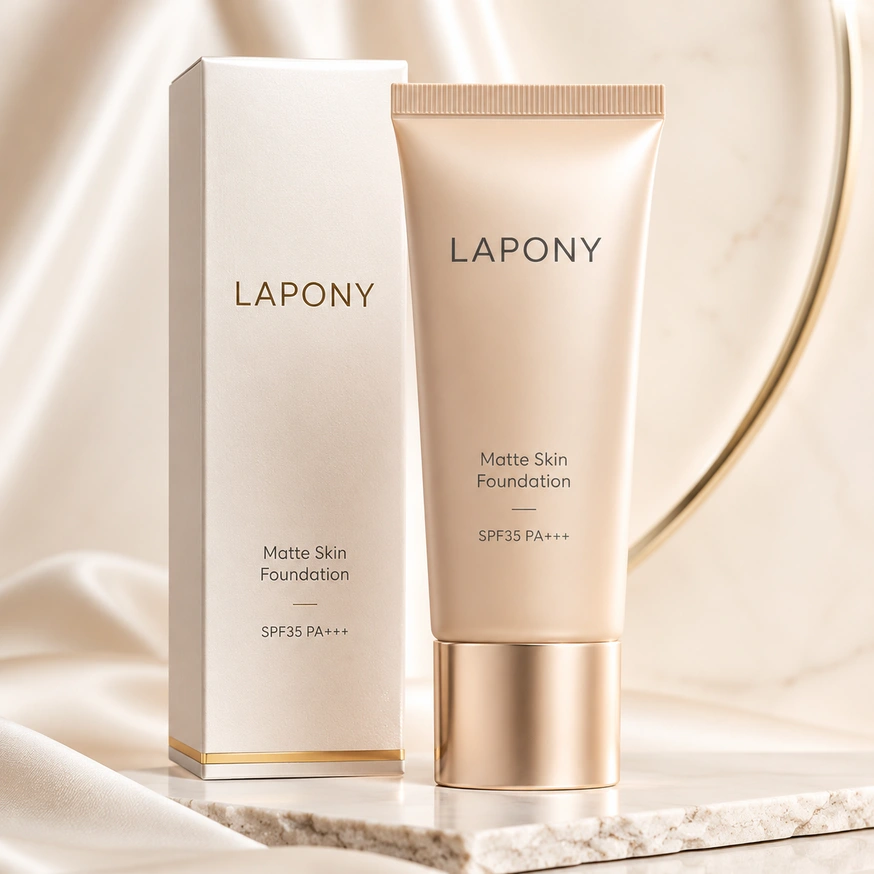Private Label Matte Skin Foundation SPF35 PA+++ image 2