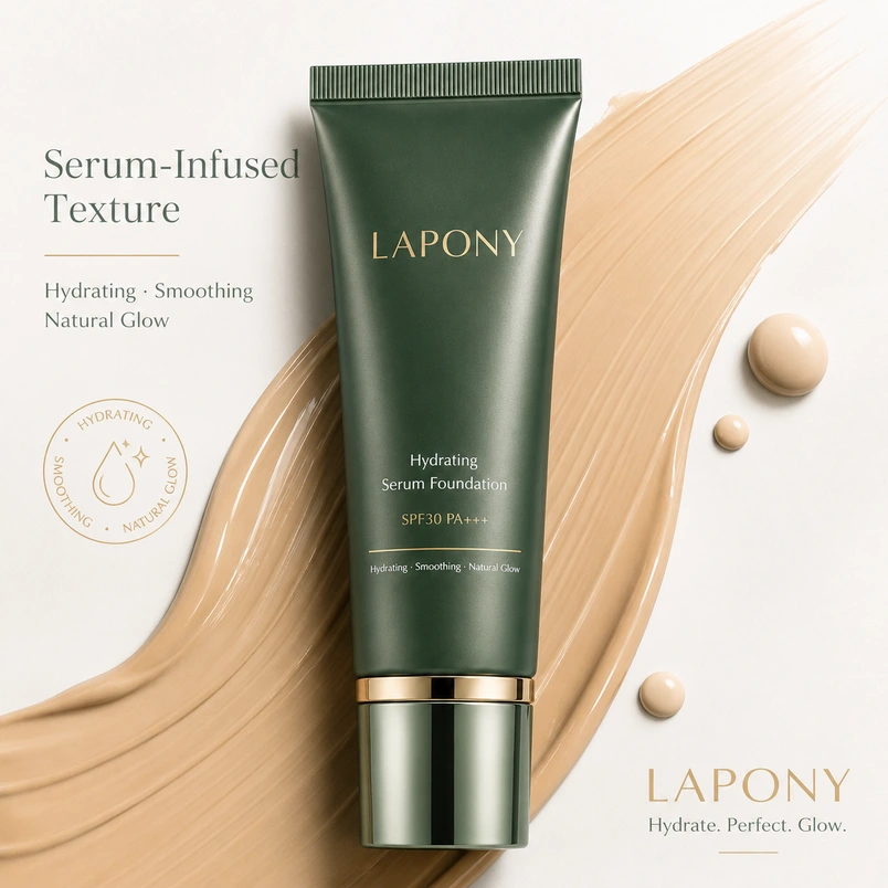 Private Label Hydrating Serum Foundation SPF30 PA+++ image 4
