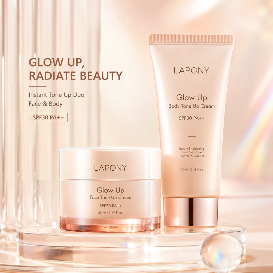 Private Label Glow Up Face & Body Tone Up Cream image 2