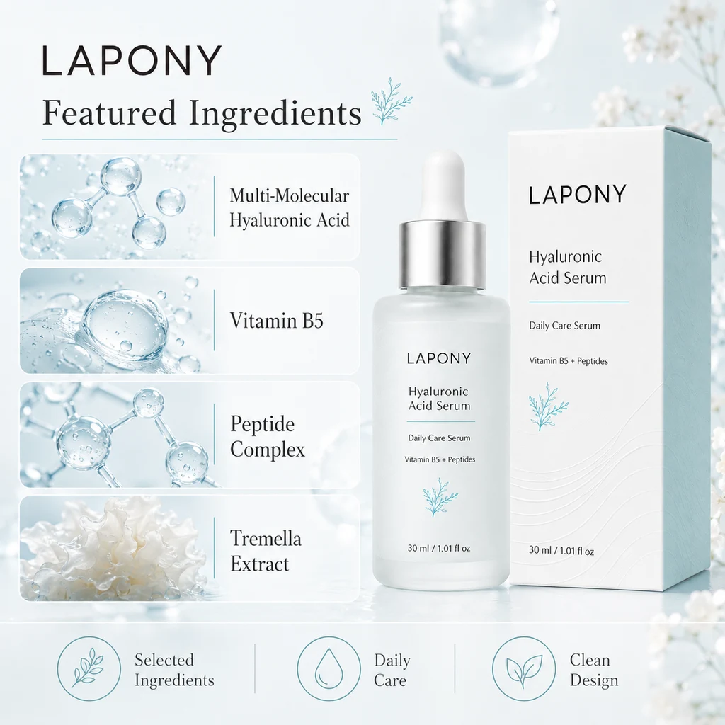 Private Label Hyaluronic Acid Hydrating Face Serum image 2
