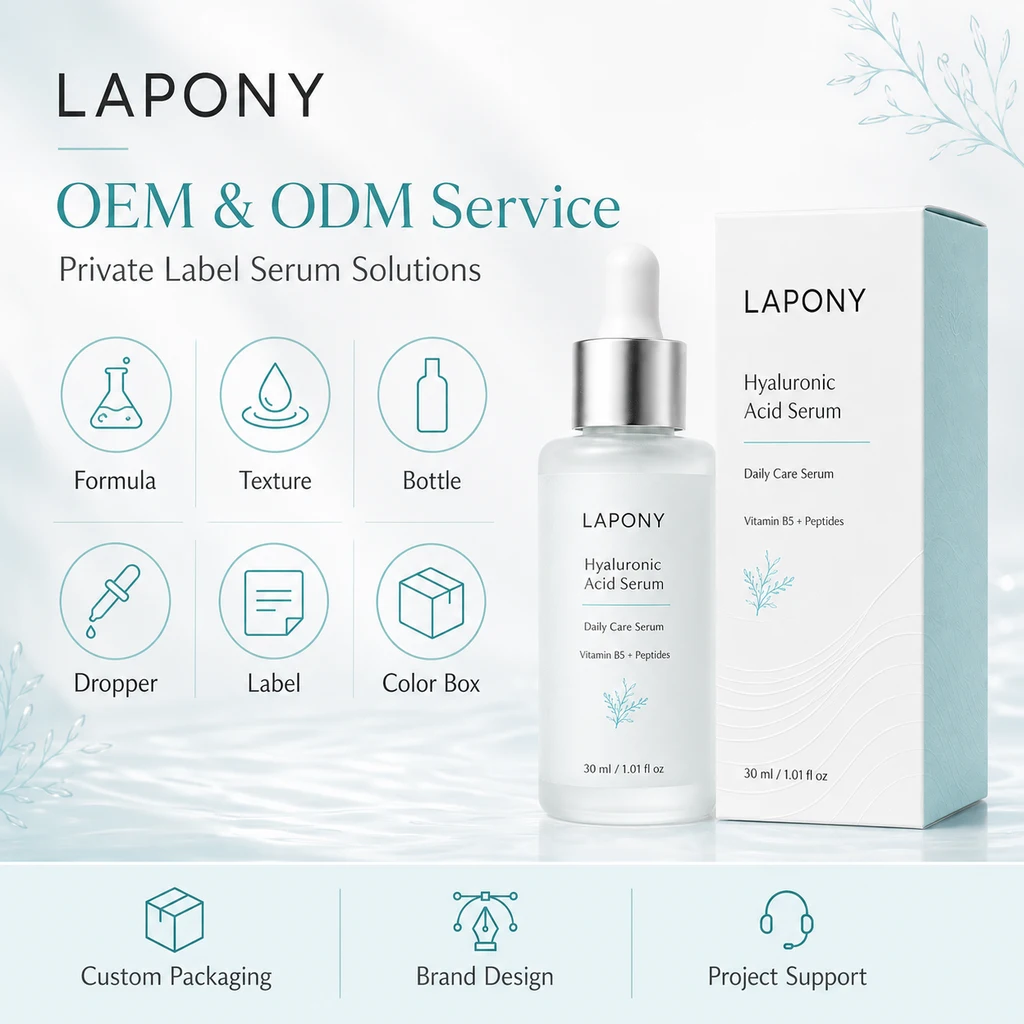 Private Label Hyaluronic Acid Hydrating Face Serum image 5