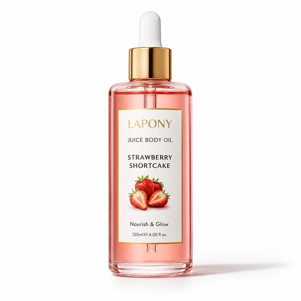 Private Label Strawberry Shortcake Juice Body Oil