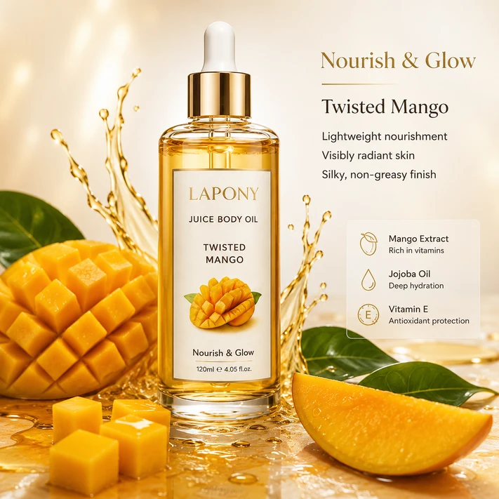 Private Label Twisted Mango Juice Body Oil image 2