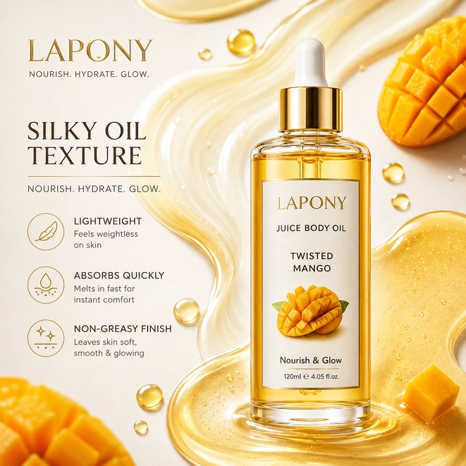 Private Label Twisted Mango Juice Body Oil image 3
