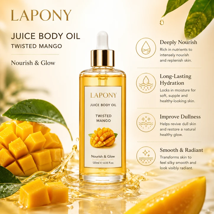 Private Label Twisted Mango Juice Body Oil image 4