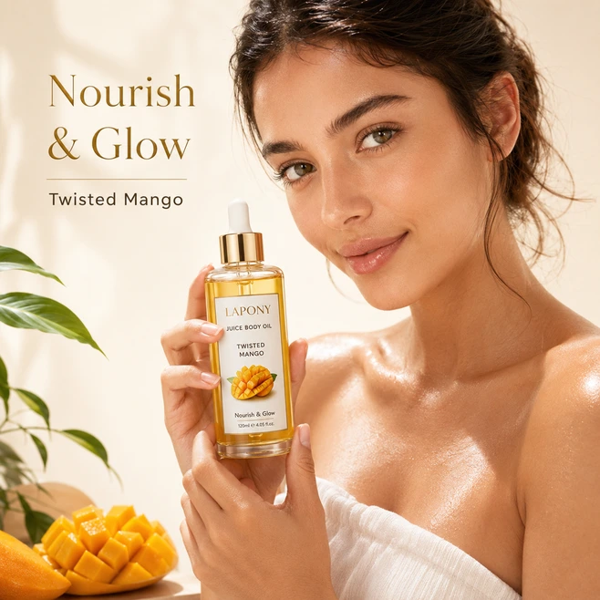 Private Label Twisted Mango Juice Body Oil image 5