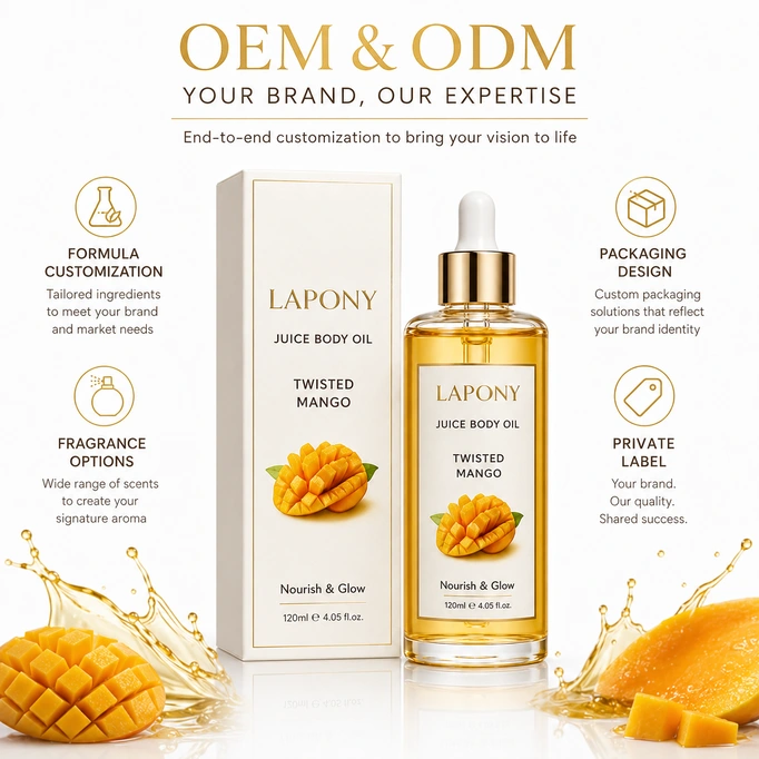 Private Label Twisted Mango Juice Body Oil image 6