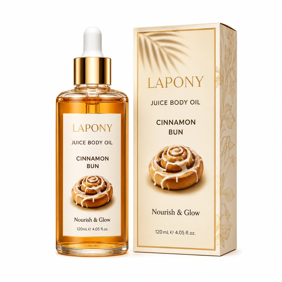 Private Label Cinnamon Bun Juice Body Oil