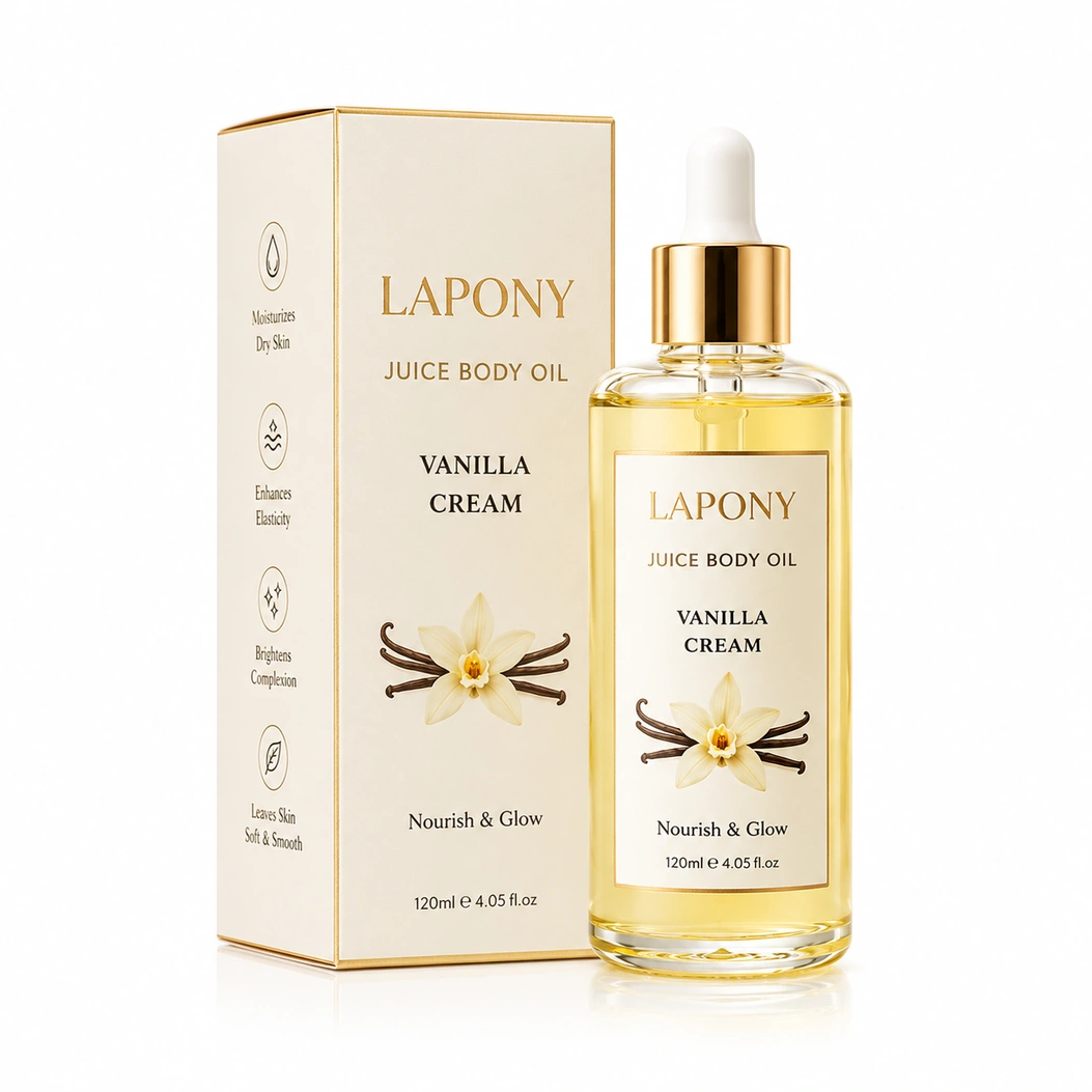 Private Label Vanilla Cream Juice Body Oil