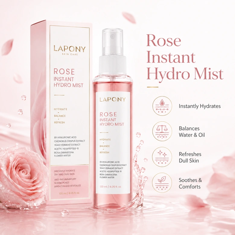 Private Label Rose Instant Hydro Mist image 4