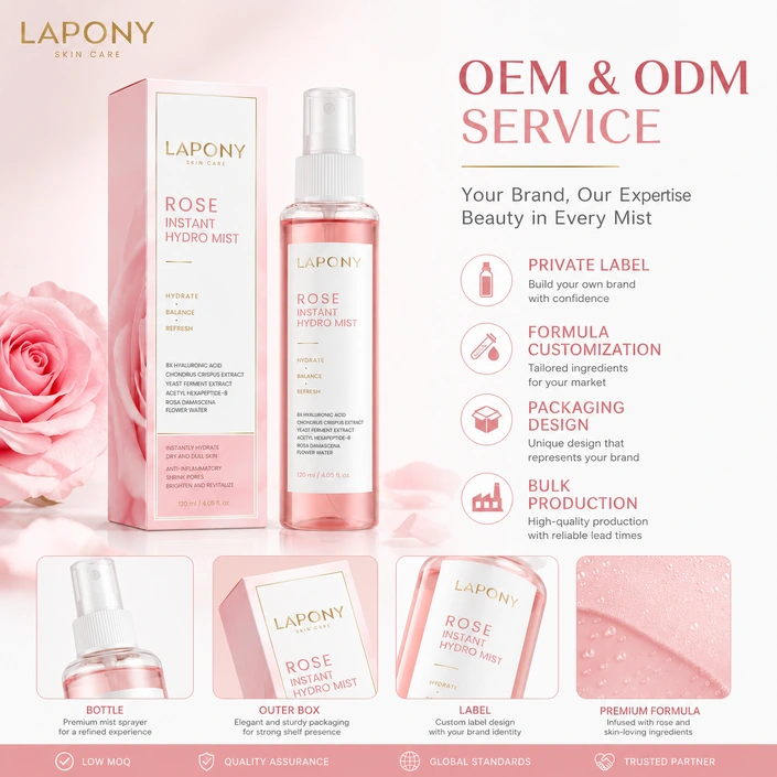 Private Label Rose Instant Hydro Mist image 6