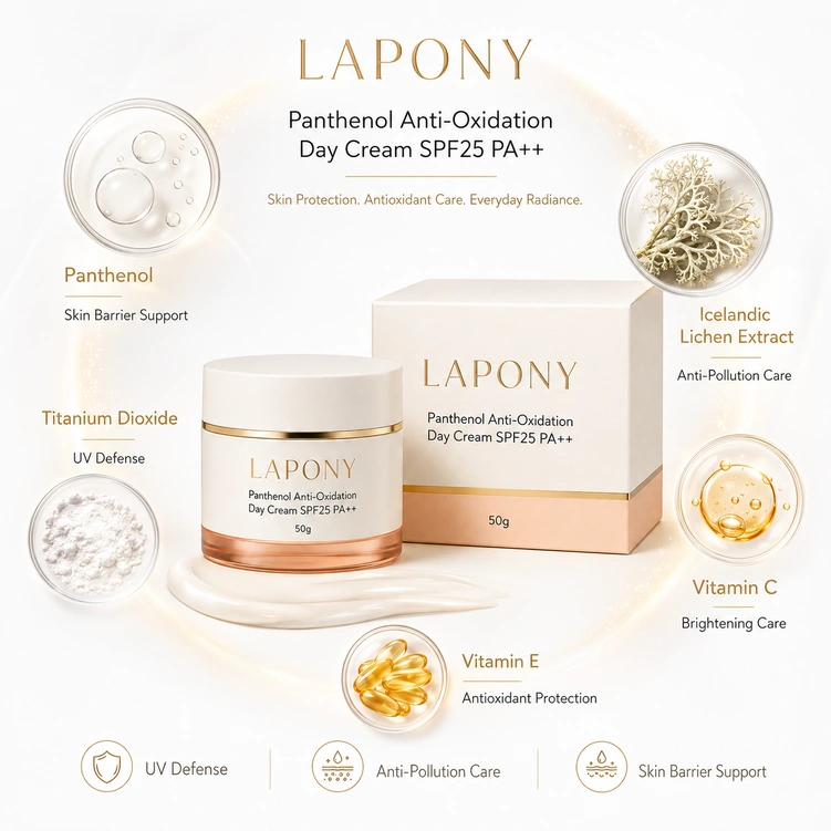 Private Label Panthenol Antioxidant Day Cream SPF25 PA++ image 2