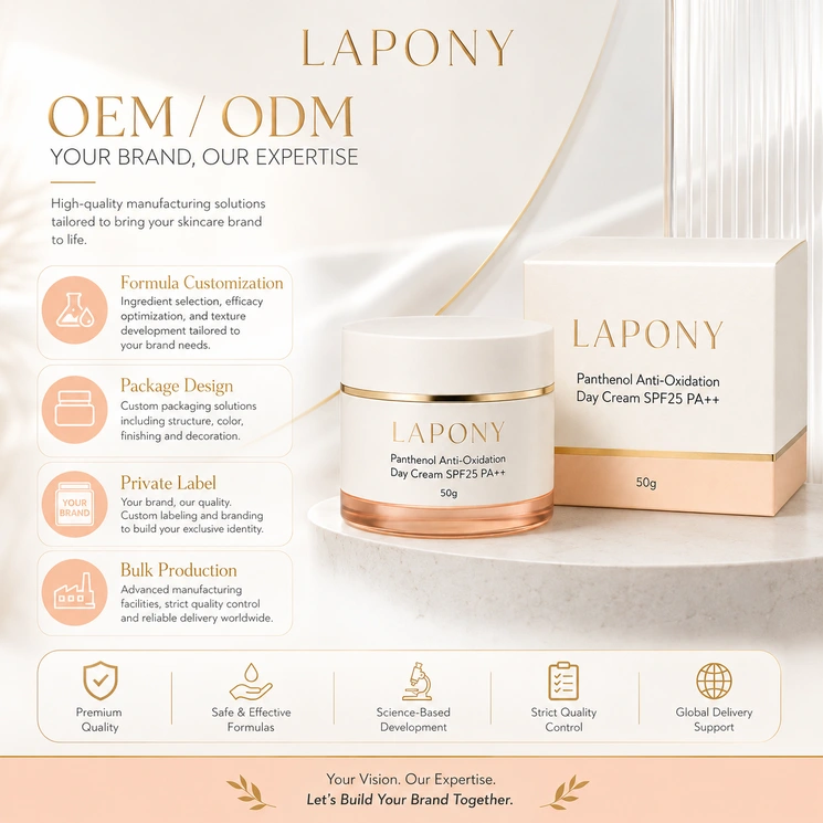 Private Label Panthenol Antioxidant Day Cream SPF25 PA++ image 6