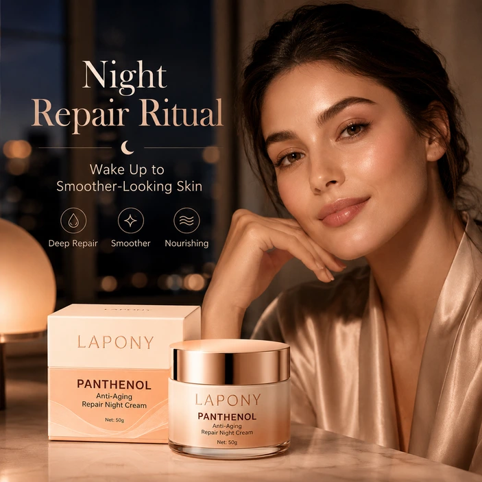 Private Label Panthenol Nourishing Night Cream image 5