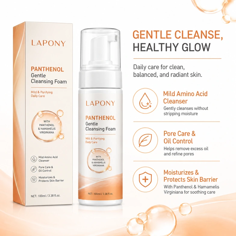 Private Label Panthenol Gentle Cleansing Foam image 4