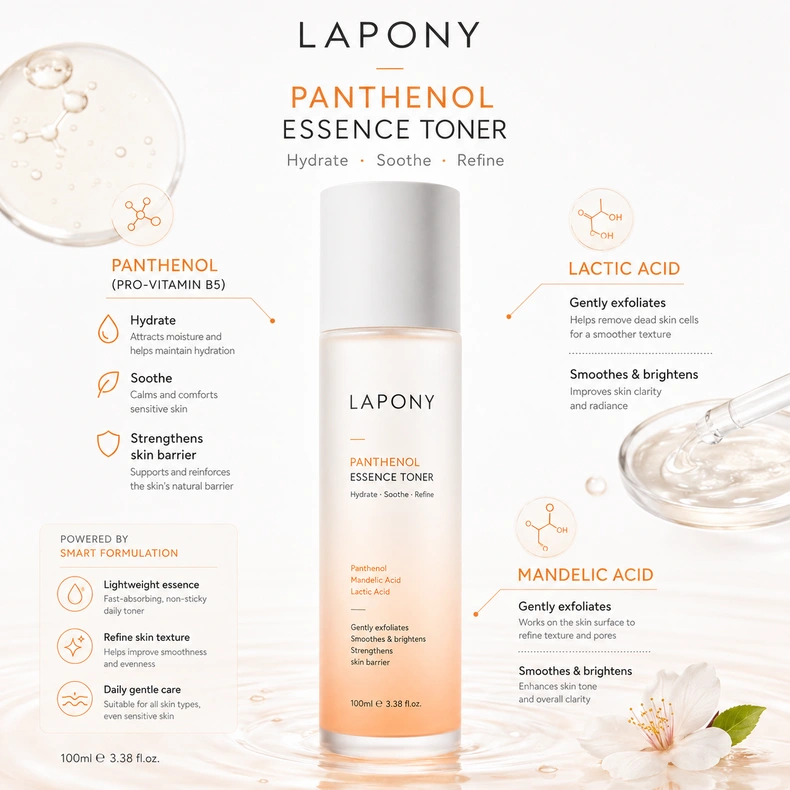 Private Label Panthenol Refining Essence Toner image 2