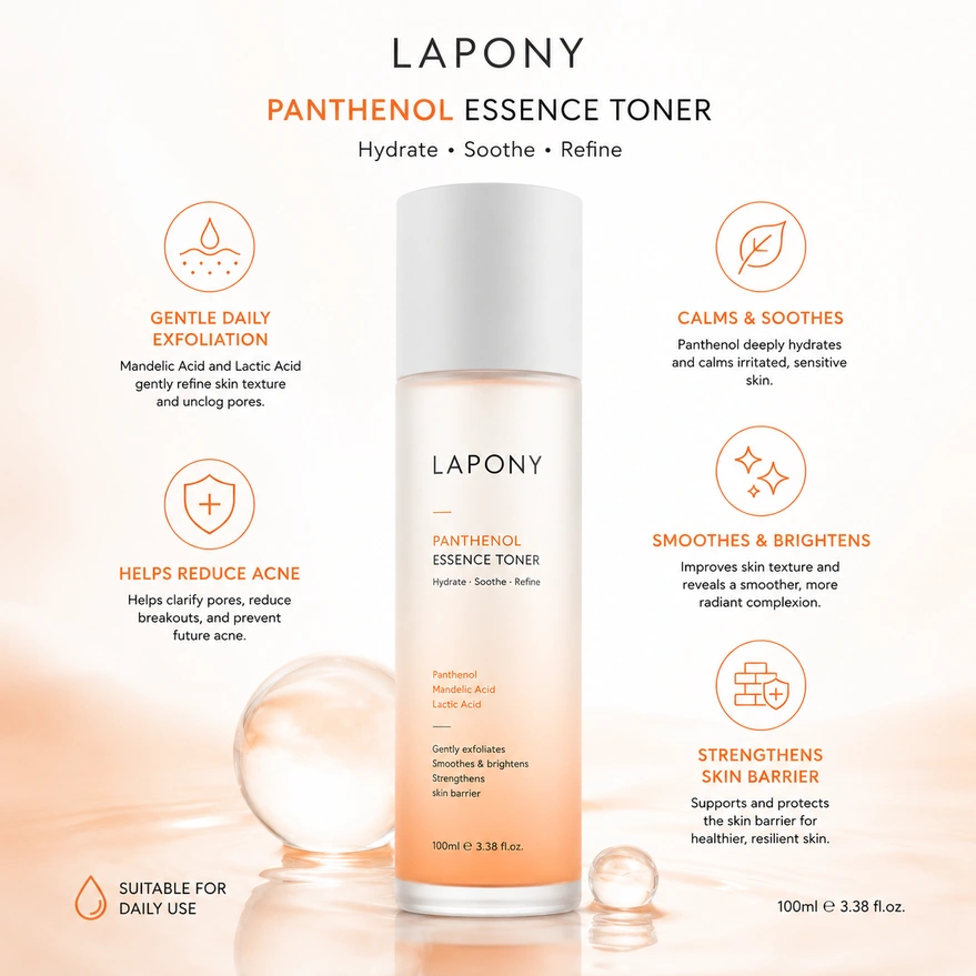 Private Label Panthenol Refining Essence Toner image 4