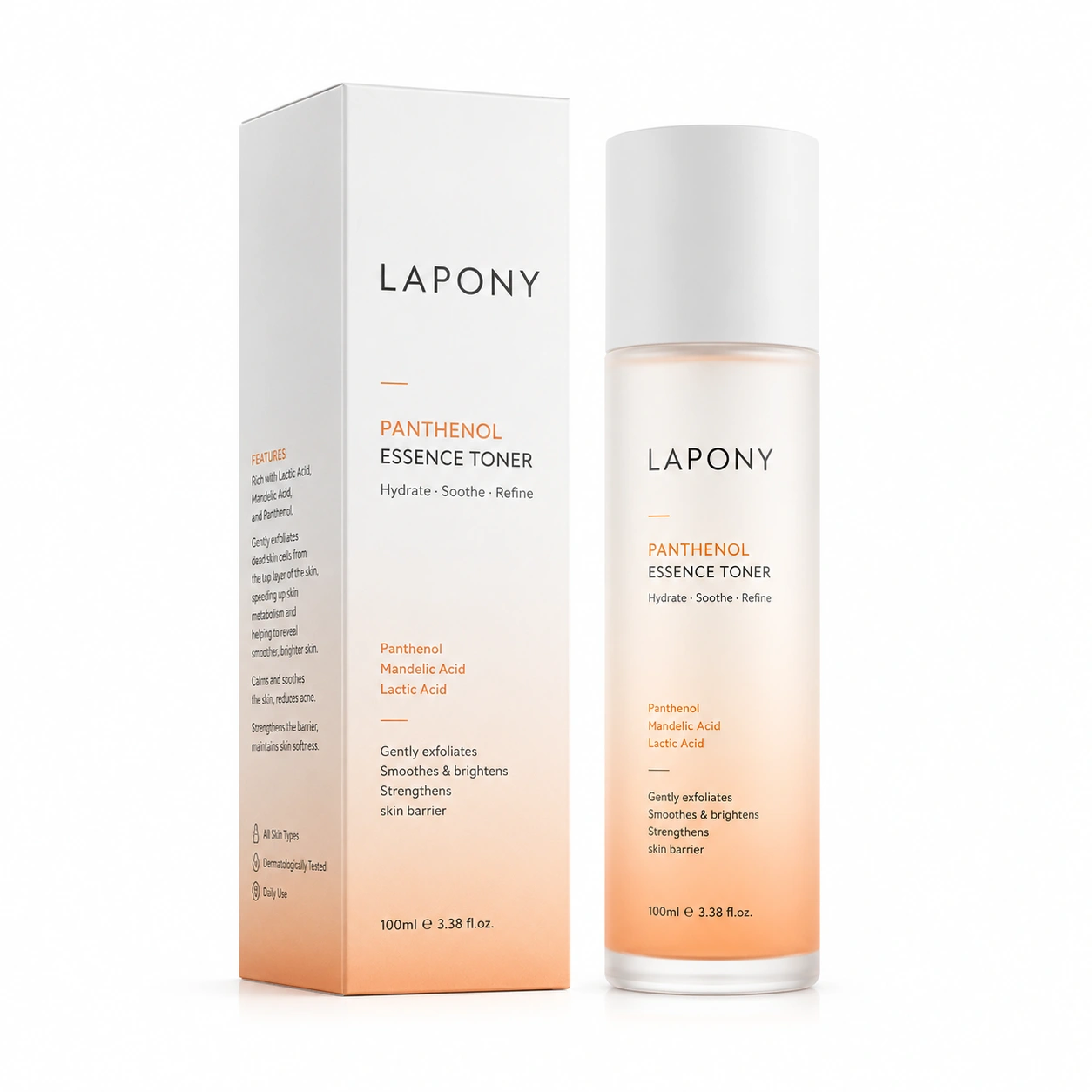 Private Label Panthenol Refining Essence Toner