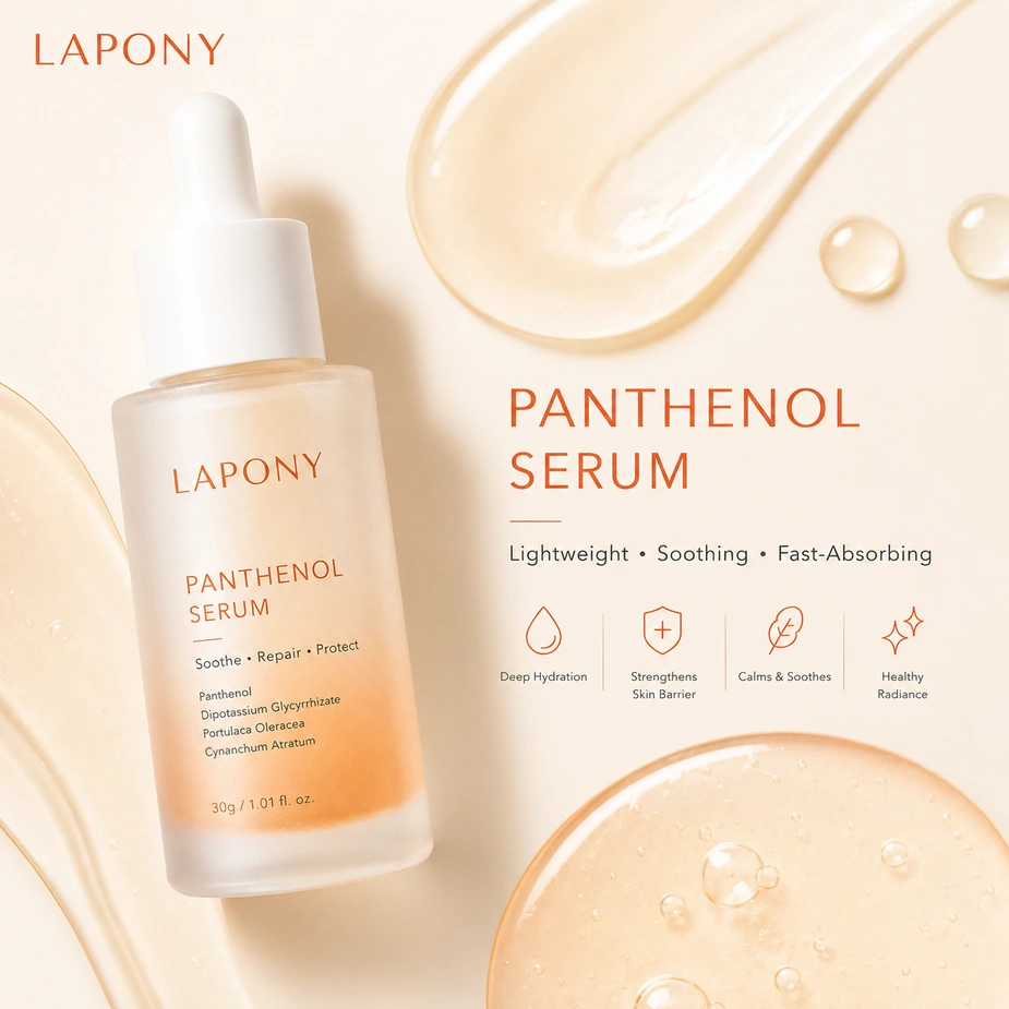 Private Label Panthenol Comforting Face Serum image 3