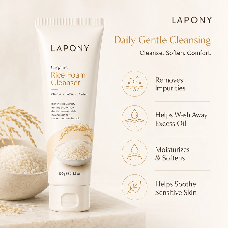 Private Label Organic Rice Foam Cleanser image 4