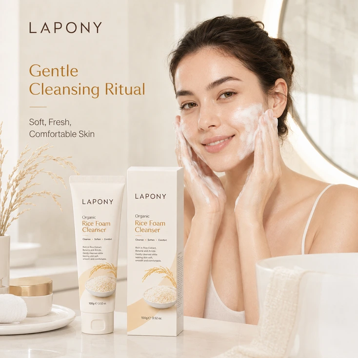 Private Label Organic Rice Foam Cleanser image 5