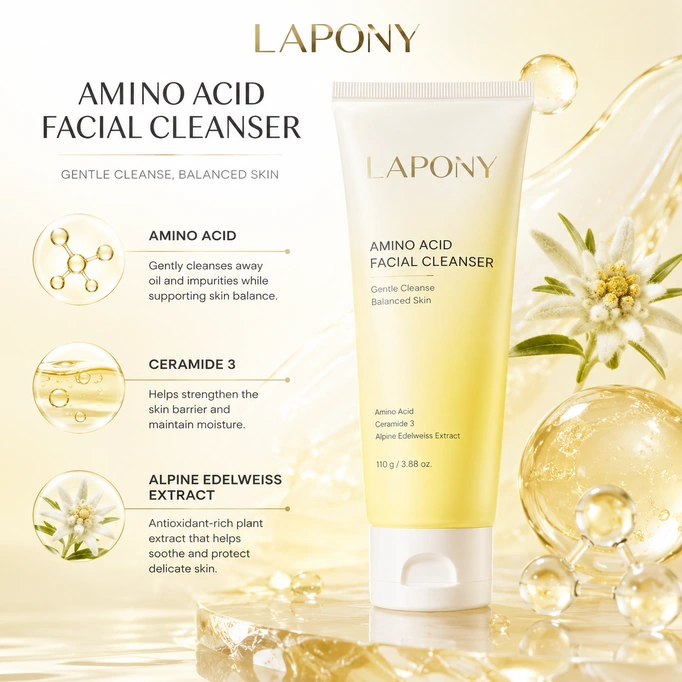 Private Label Amino Acid Facial Cleanser image 3
