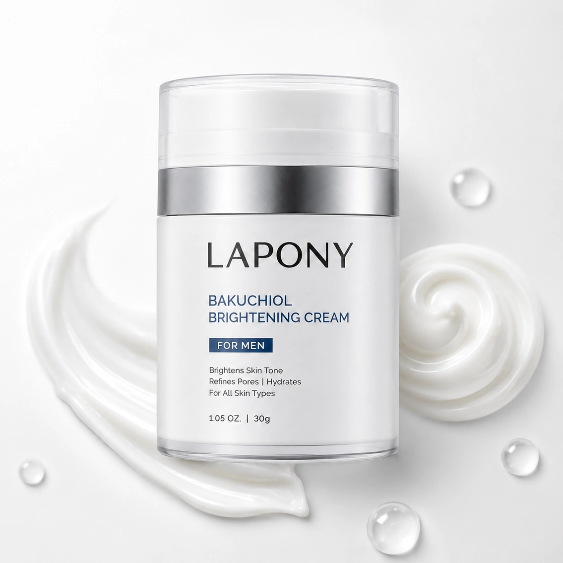 Private Label Bakuchiol Brightening Cream for Men image 3