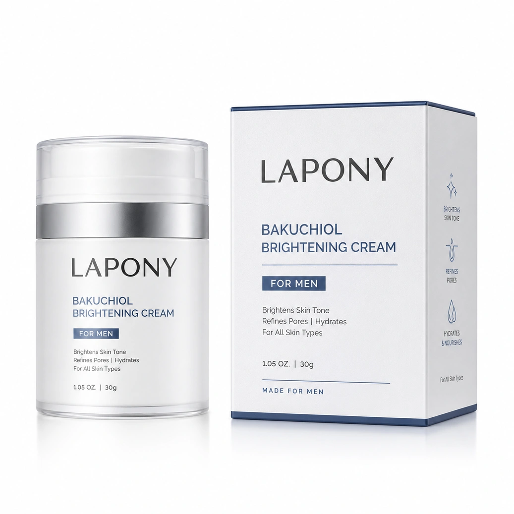 Private Label Bakuchiol Brightening Cream for Men