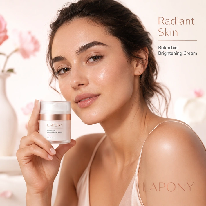 Private Label Bakuchiol Brightening Cream for Women image 5