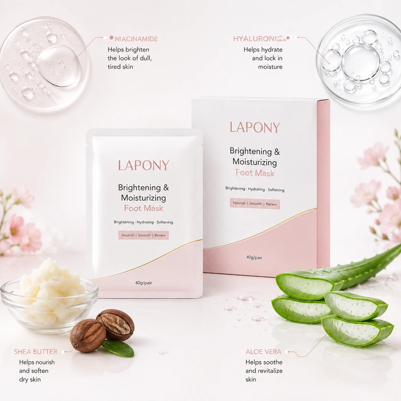 Private Label Brightening & Moisturizing Foot Mask image 3