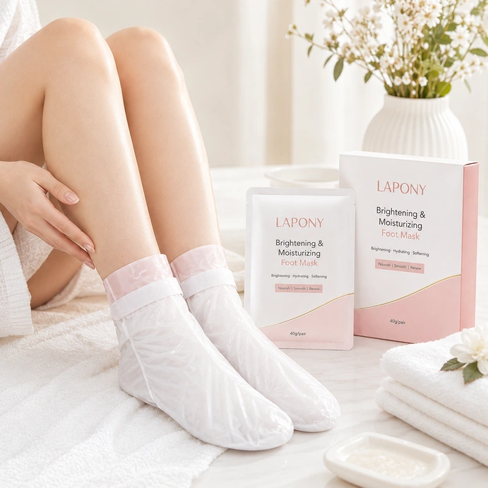 Private Label Brightening & Moisturizing Foot Mask image 4