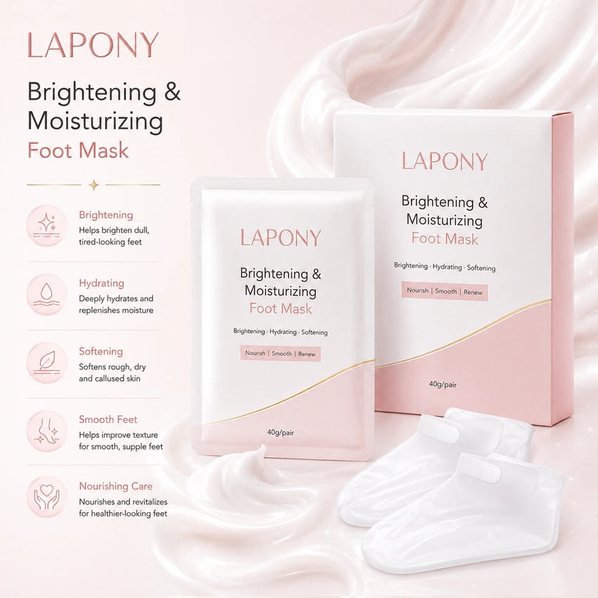 Private Label Brightening & Moisturizing Foot Mask image 5