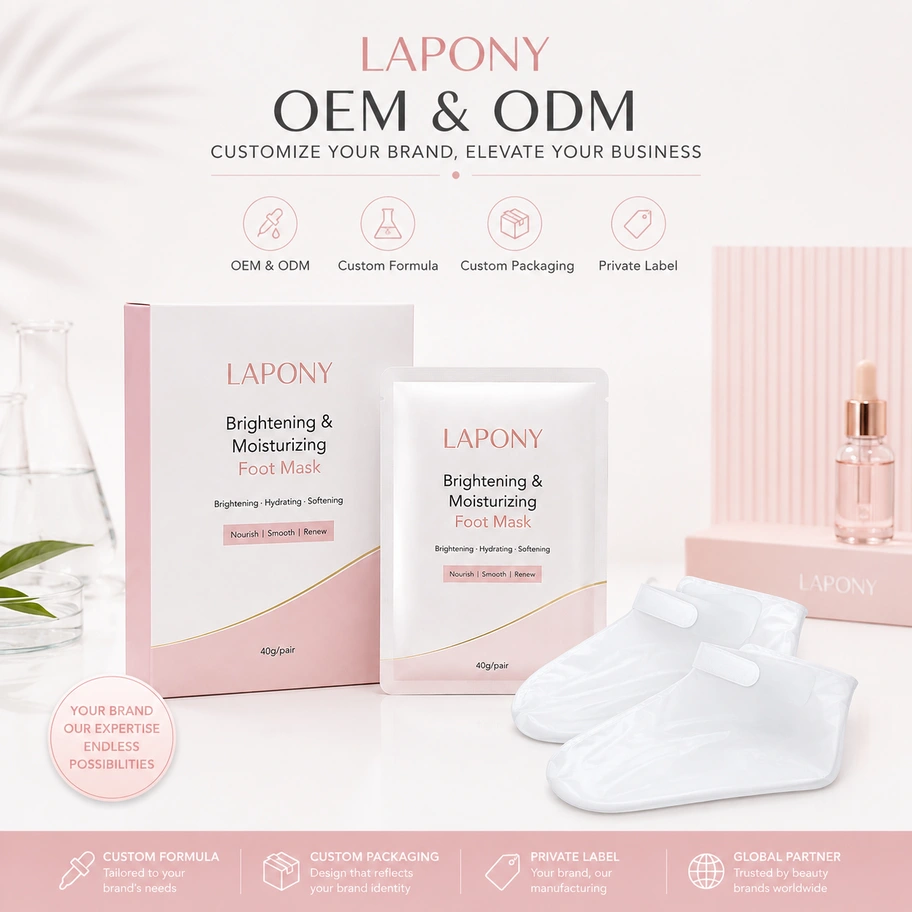 Private Label Brightening & Moisturizing Foot Mask image 6