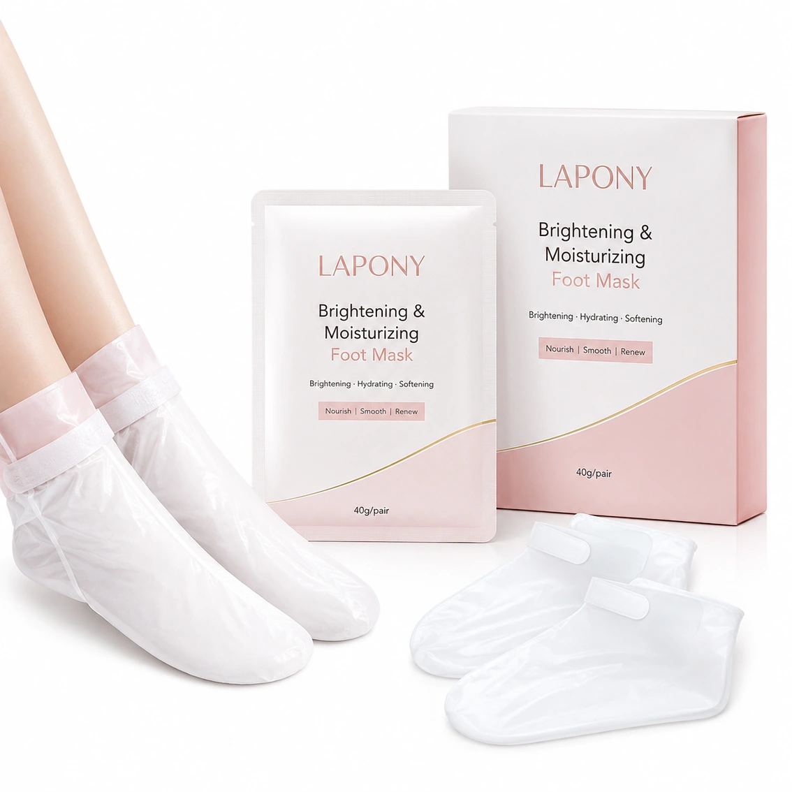 Private Label Brightening & Moisturizing Foot Mask