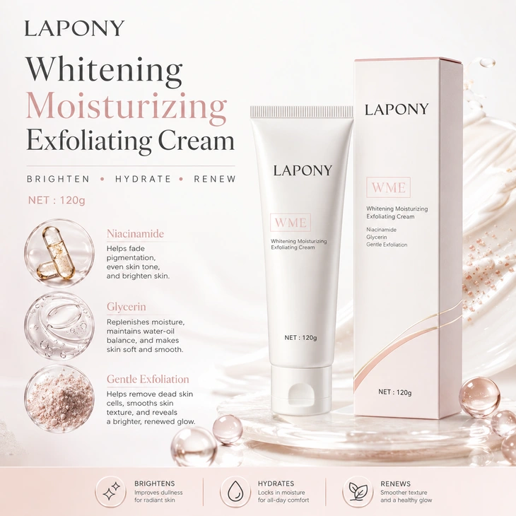 Private Label Brightening Moisturizing Exfoliating Cream image 3