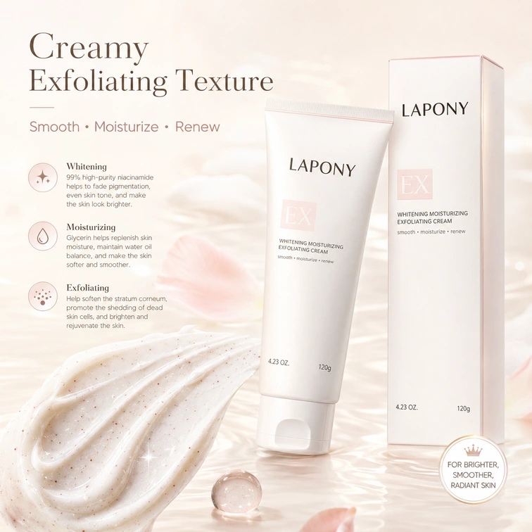 Private Label Brightening Moisturizing Exfoliating Cream image 4