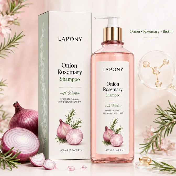 Private Label Onion Rosemary Shampoo with Biotin image 2