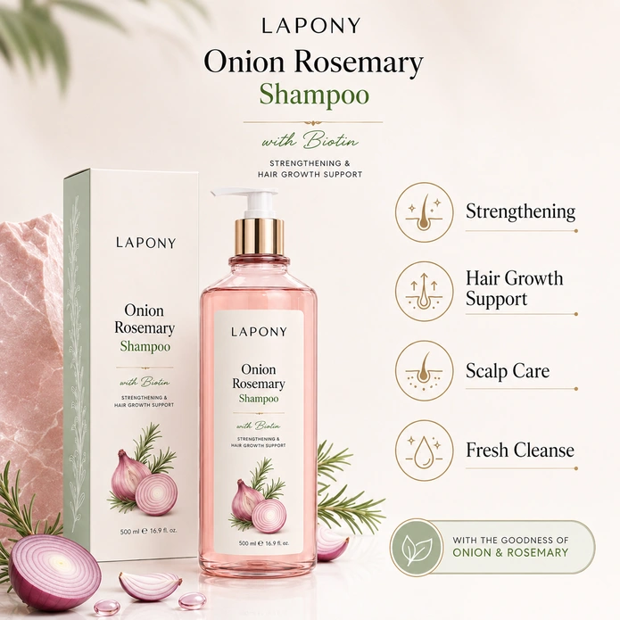 Private Label Onion Rosemary Shampoo with Biotin image 5