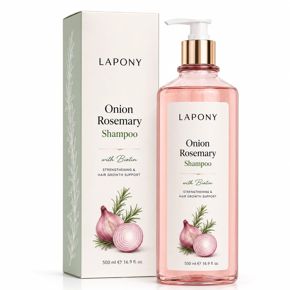 Private Label Onion Rosemary Shampoo with Biotin