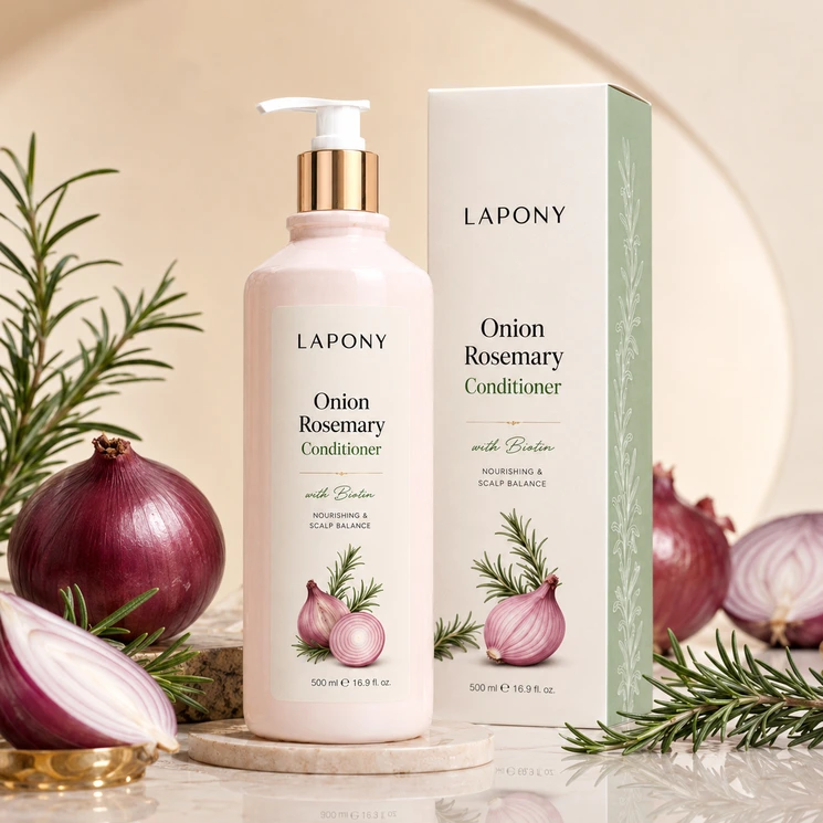 Private Label Onion Rosemary Conditioner with Biotin image 2