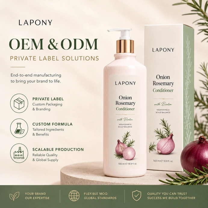 Private Label Onion Rosemary Conditioner with Biotin image 6