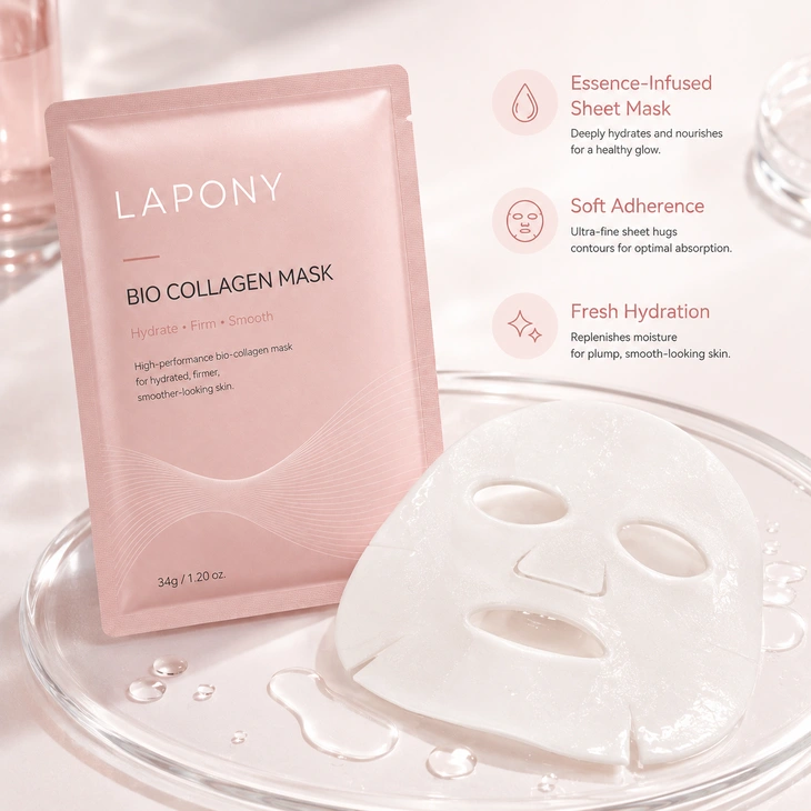Private Label Bio Collagen Sheet Mask image 4
