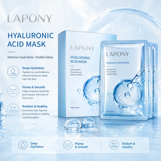 Private Label Hyaluronic Acid Sheet Mask image 5