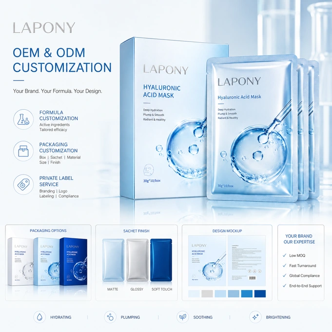 Private Label Hyaluronic Acid Sheet Mask image 6