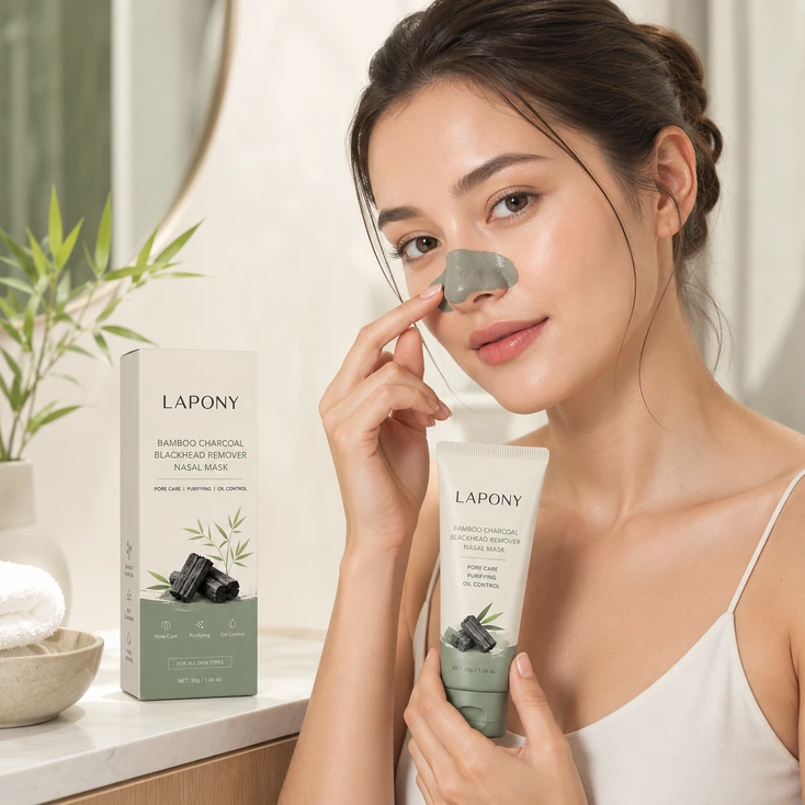 Private Label Bamboo Charcoal Pore Cleansing Nasal Mask image 5